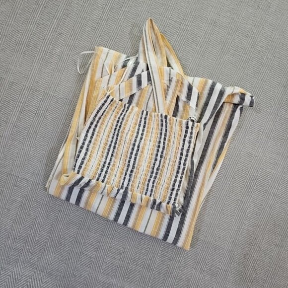 Wide Leg Jumpsuit XL Rouching Fairycore Streetwear Cottagecore Naturecore - Picture 5 of 16